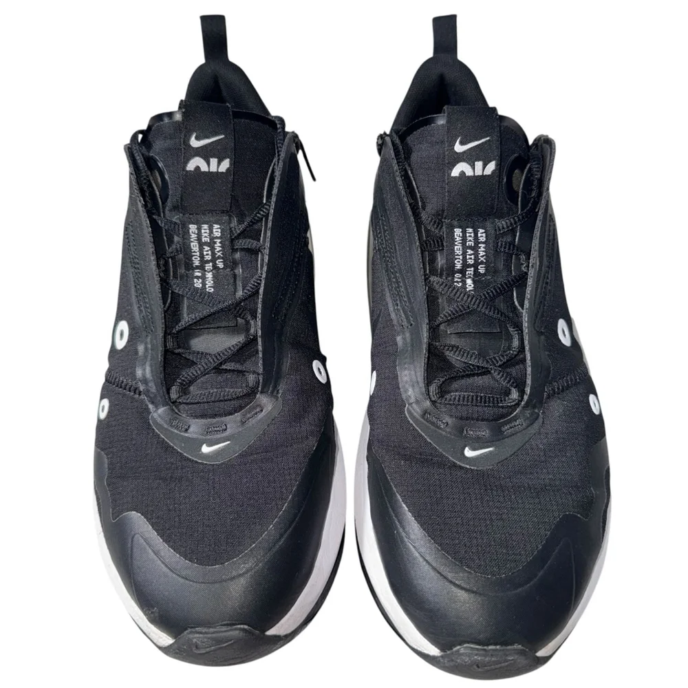 Womens Nike Air Max UP Black White Sneakers Size 10 CT1928-002